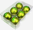 Kerstballen: Groen